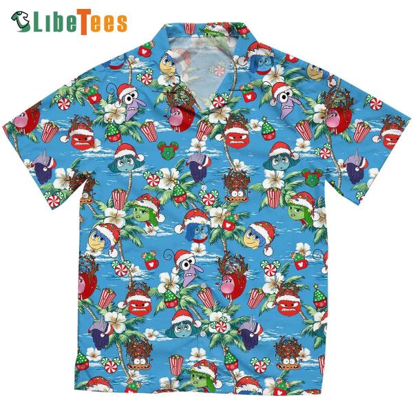 Christmas Inside Out Disney Hawaiian Shirt, Gifts For Disney Lovers