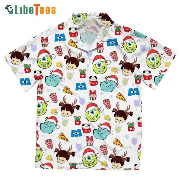 Christmas Monster Inc Disney Hawaiian Shirt, Gifts For Disney Lovers