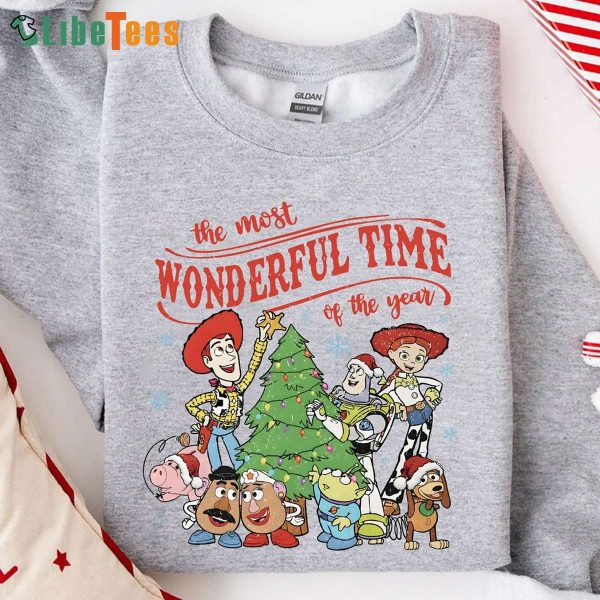 Disney Pixar Toy Story Christmas Shirt, disney lovers gifts, Disney Family Christmas Party 2024, You’ve Got A Friend In Me, Disney Group Christmas Sweatshirt