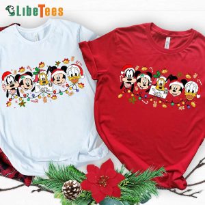 Vintage Mickey And Friends Christmas Shirt, Disney Christmas Lights T-Shirt, Mickey Very Merry Christmas Tee, WDW Disneyland Xmas, Disney Lovers Gifts