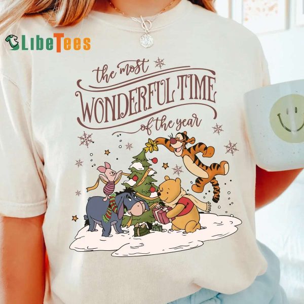 Winnie The Pooh Christmas Shirt, Pooh And Friends Christmas shirt, Winnie The Pooh Christmas, Disney Lovers Gifts,Disney christmas Shirt